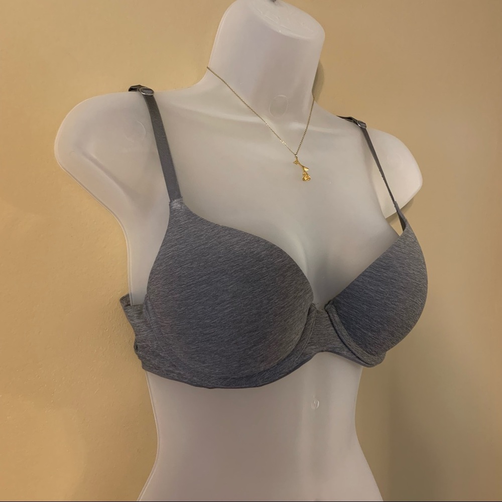 ✨grey “demi” push-up “sunnie” bra✨